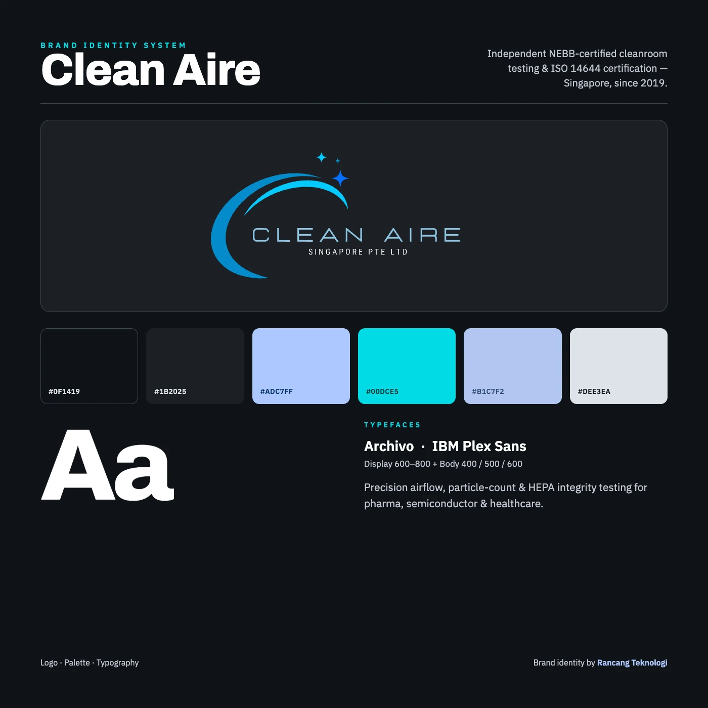 Clean Aire Singapore brand system
